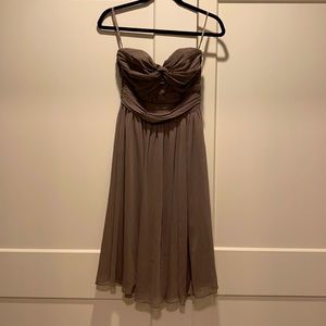H&M strapless midi dress.